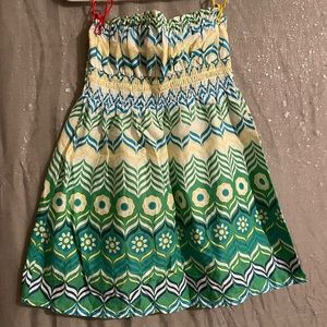 Anchor blue elastic tube top size s